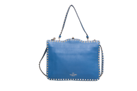 VALENTINO MESSENGER FLAP ROCKSTUD SEA BOTTOM