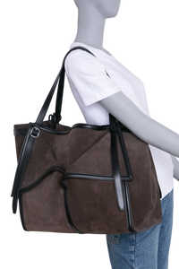 COPERNI TOTE BAG CABAS SUEDE BROWN