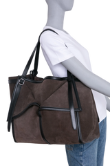 COPERNI TOTE BAG CABAS SUEDE BROWN