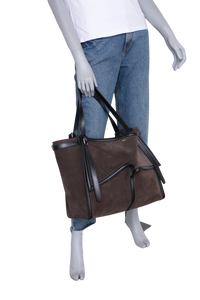 COPERNI TOTE BAG CABAS SUEDE BROWN