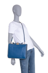 VALENTINO MESSENGER FLAP ROCKSTUD SEA BOTTOM