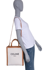 CELINE CABAS VERTICAL NATURAL/TAN