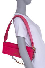 JACQUEMUS LE CIUCIU SHOULDER BAG LEATHER PINK