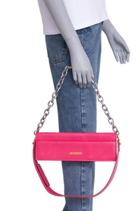 JACQUEMUS LE CIUCIU SHOULDER BAG LEATHER PINK