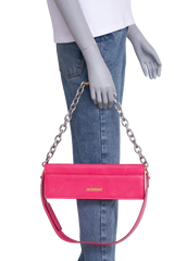 JACQUEMUS LE CIUCIU SHOULDER BAG LEATHER PINK