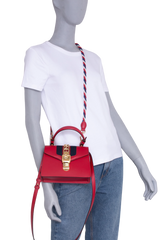 GUCCI SYLVIE SMALL RED SHOULDER