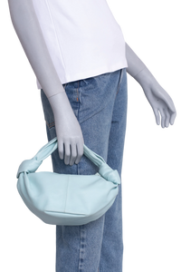 BOTTEGA MINI DOUBLE KNOT BLUE SPEARMINT
