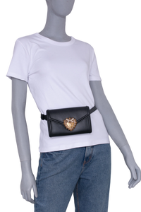 DG MINI ENVELOPE DEVOTION BELT BAG BLACK