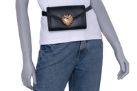 DG MINI ENVELOPE DEVOTION BELT BAG BLACK