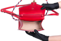 GUCCI SYLVIE SMALL RED SHOULDER