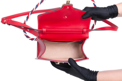 GUCCI SYLVIE SMALL RED SHOULDER