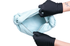 BOTTEGA MINI DOUBLE KNOT BLUE SPEARMINT