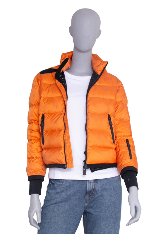 MONCLER JACKET PUFFER STONE ISLAND ORANGE