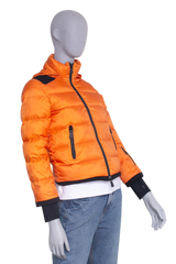 MONCLER JACKET PUFFER STONE ISLAND ORANGE