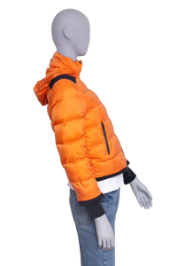 MONCLER JACKET PUFFER STONE ISLAND ORANGE