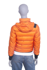 MONCLER JACKET PUFFER STONE ISLAND ORANGE