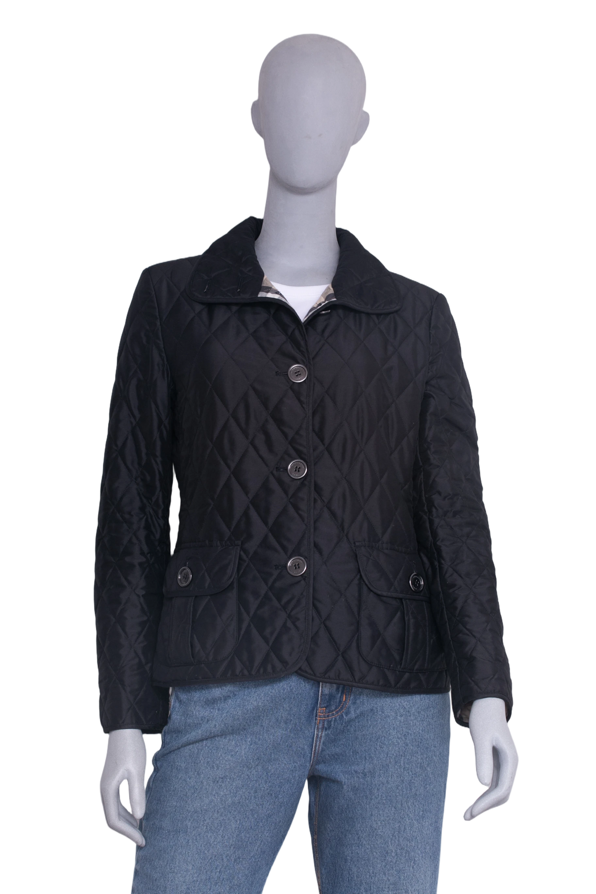 BURBERRY JACKET BRIT QUILTED FRANKBY BLACK