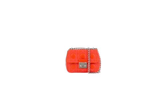 DIOR MINI MISS DIOR ORANGE & PINK EMBROIDE