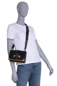 DESAPEGO RAYZA NICACIO PRADA CAHIER BAG CITY CALF BLACK