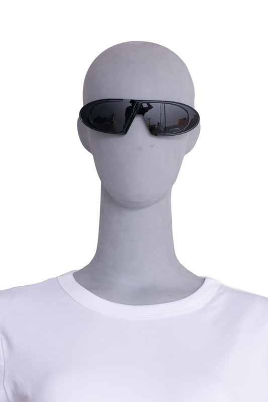 DESAPEGO RAYZA NICACIO DIOR SUNGLASS ACETATE OBLIQUE OVAL BLACK