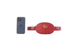 GUCCI BELT SLING CAMERA MARMONT RED