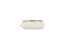 FENDI BAGUETTE EMBOSSED OFF WHITE ZUCCA