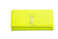 YSL CLUTCH CASSANDRE NEON YELLOW