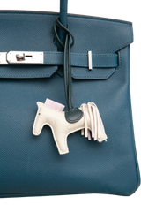 HERMES RODEO PM CRAIE/MAUVE/VERT MALACHITE