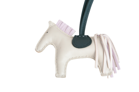 HERMES RODEO PM CRAIE/MAUVE/VERT MALACHITE