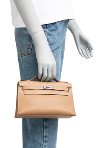 HERMES KELLY POCHETTE SESAME SWIFT (2010)