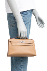HERMES KELLY POCHETTE SESAME SWIFT (2010)