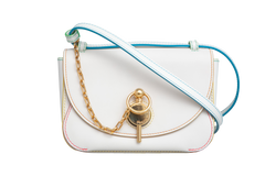 JW ANDERSON MIDI KEYS BAG OFF WHITE & COLORS