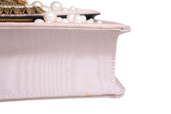 DG DEVOTION SMALL MOIRE PEARL EMBELLISHED PINK