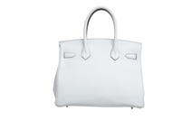HERMES BIRKIN 30 CLEMENCE BLEU PALE