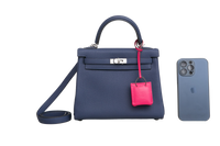 HERMES KELLY 25 TOGO BLEU SAPHIR