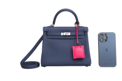 HERMES KELLY 25 TOGO BLEU SAPHIR