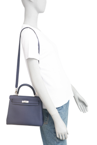 HERMES KELLY 25 TOGO BLEU SAPHIR