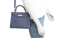 HERMES KELLY 25 TOGO BLEU SAPHIR