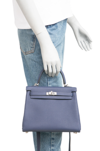 HERMES KELLY 25 TOGO BLEU SAPHIR