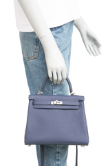 HERMES KELLY 25 TOGO BLEU SAPHIR