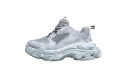 BALENCIAGA SNEAKER TRIPLE S MEN LEATHER AND MESH GREY - 38 BR
