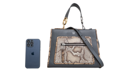 FENDI RUNWAY PYTHON SMALL GREY