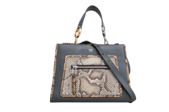 FENDI RUNWAY PYTHON SMALL GREY