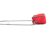 STELLA MCCARTNEY CAMERA BAG FALABELLA SHAGGY DEER SMALL RED