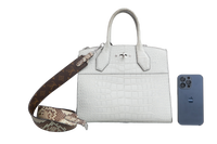 LV CITY STEAMER CROCO GRIS