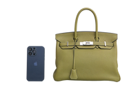 HERMES BIRKIN PELOUSE GREEN PALLADIUM