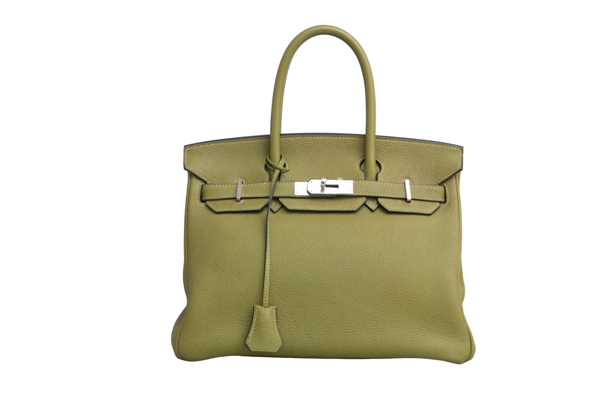 HERMES BIRKIN PELOUSE GREEN PALLADIUM