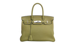 HERMES BIRKIN PELOUSE GREEN PALLADIUM