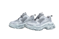 BALENCIAGA SNEAKER TRIPLE S MEN LEATHER AND MESH GREY - 38 BR