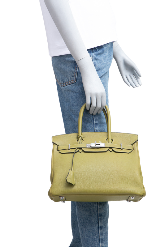 HERMES BIRKIN PELOUSE GREEN PALLADIUM